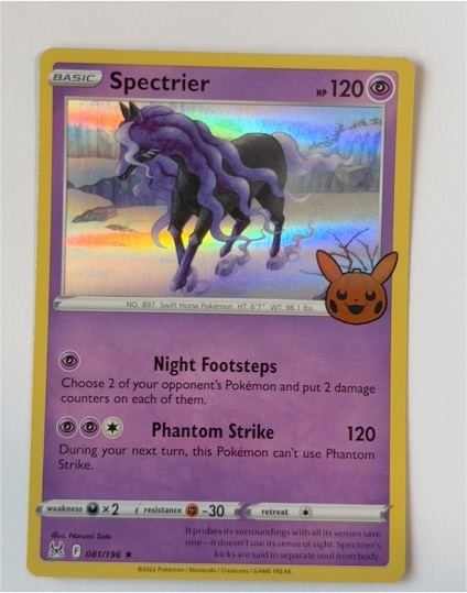 2022 Pokémon #081 Spectrier — front