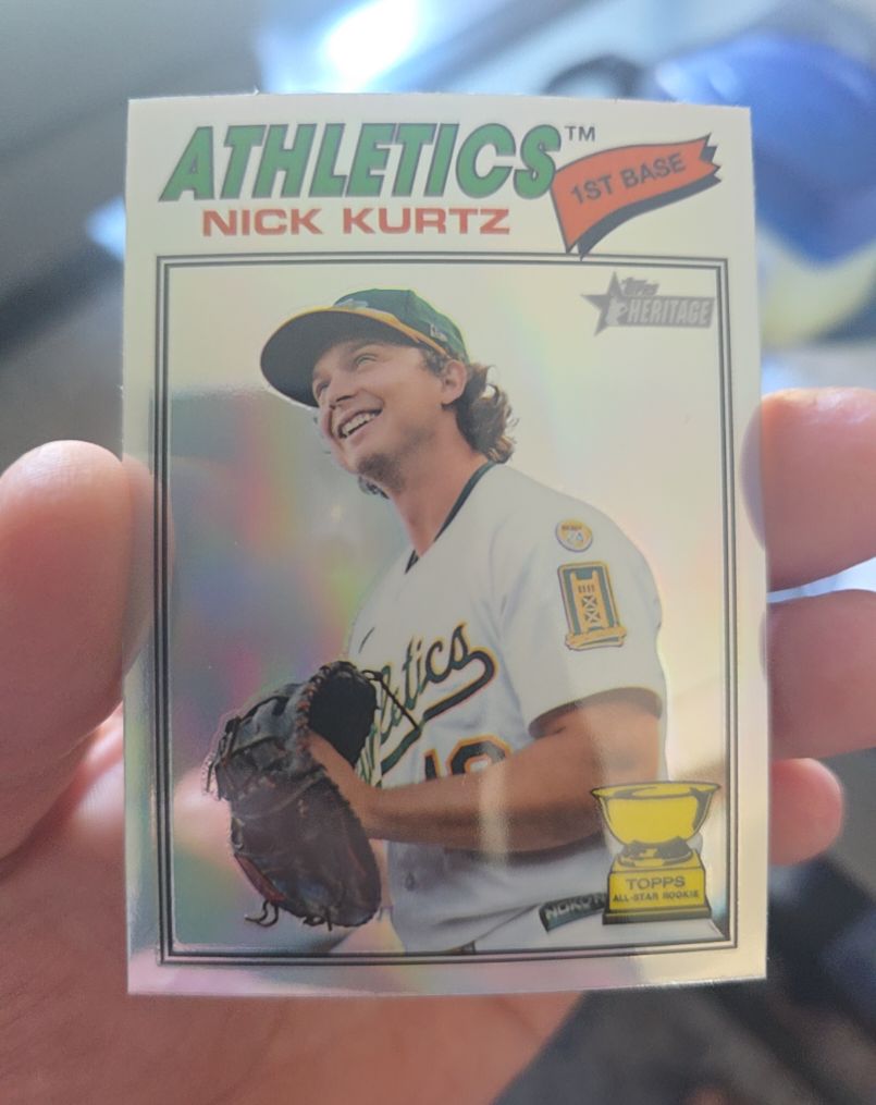 2026 Topps Heritage #275 Nick Kurtz — front