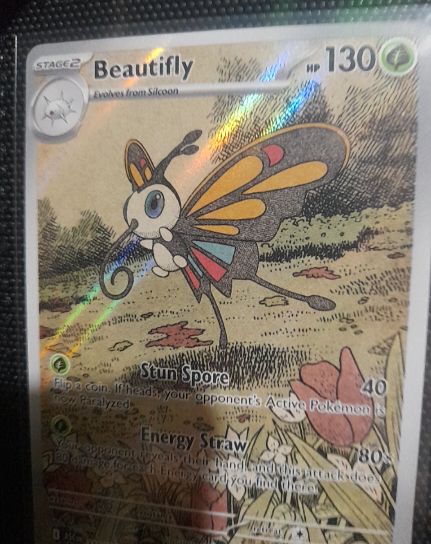 2026 Pokémon TCG Ascended Heroes #219 Beautifly Illustration Rare — front