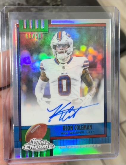 2024 Topps Chrome #RA-KCO Keon Coleman — front