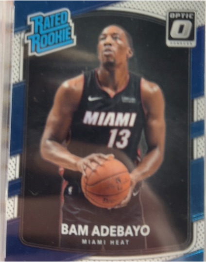 2017-18 Panini Donruss Optic #187 Bam Adebayo — front