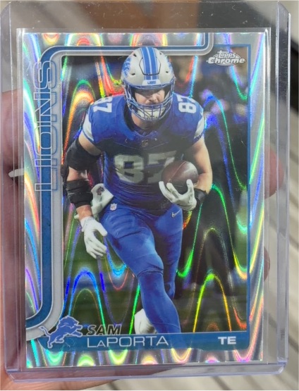 2025 Topps Chrome #100 Sam LaPorta — front