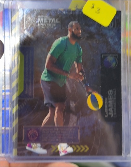 2021 Skybox Metal Universe Champions #100 LeBron James — front