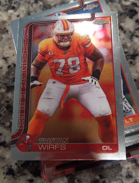 2025 Topps Chrome #287 Tristan Wirfs — front