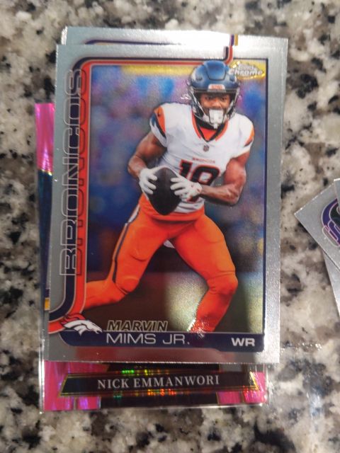 2025 Topps Chrome #87 Marvin Mims Jr. — front