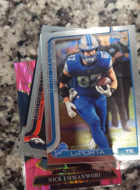 2025 Topps Chrome #100 Sam LaPorta — front