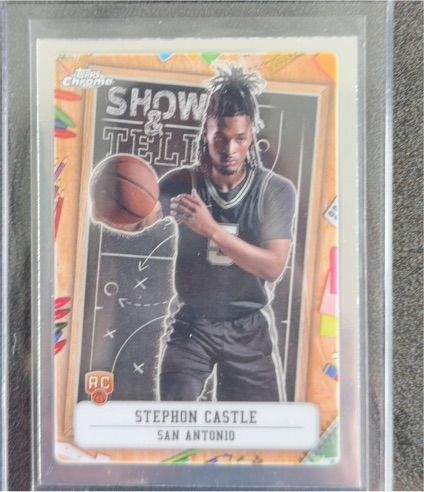 2024-25 Topps Chrome #ST-13 Stephon Castle — front