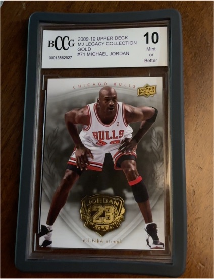 2009-10 Upper Deck MJ Legacy Collection Gold #71 Michael Jordan — front