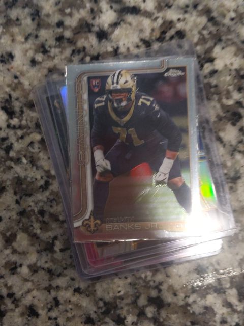 2025 Topps Chrome #378 Kelvin Banks Jr. — front