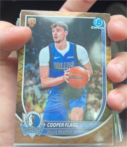 2025-26 Bowman Chrome #BCV-1 Cooper Flagg — front
