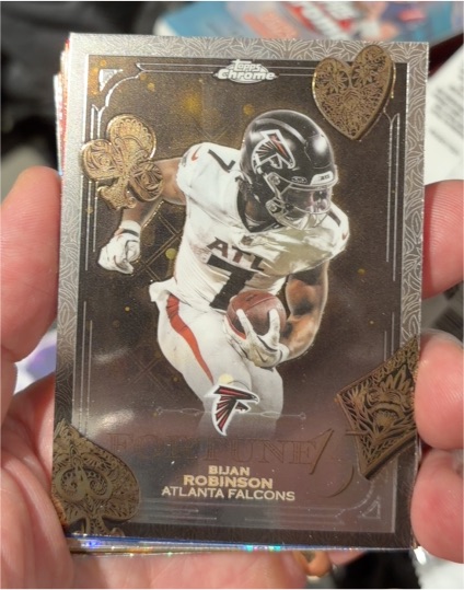 2025 Topps Chrome #F15-14 Bijan Robinson — front