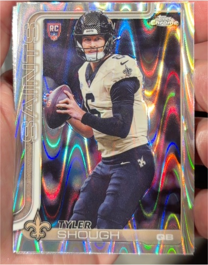 2025 Topps Chrome #398 Tyler Shough — front