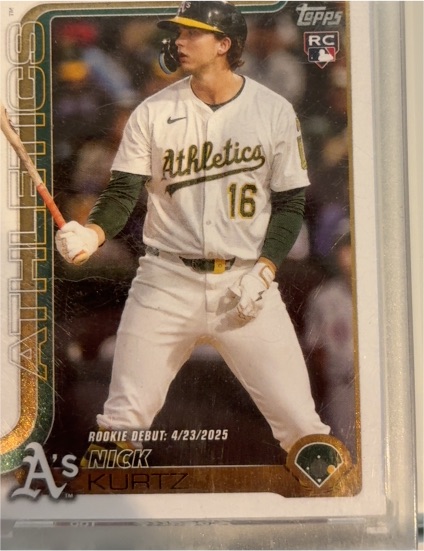 2025 Topps Update #US197 Nick Kurtz — front