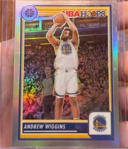 2023-24 Panini NBA Hoops Premium Stock #140 Andrew Wiggins — front