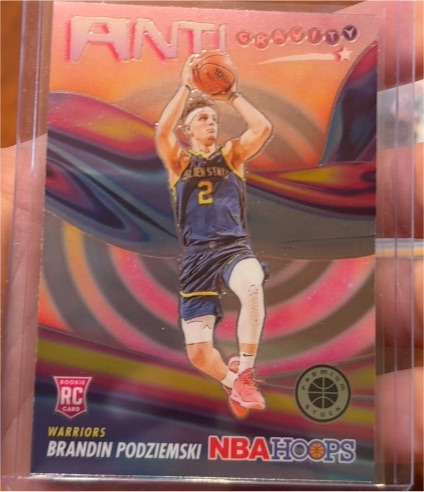 2023-24 Panini Hoops Premium Stock #13 Brandin Podziemski Anti Gravity — front