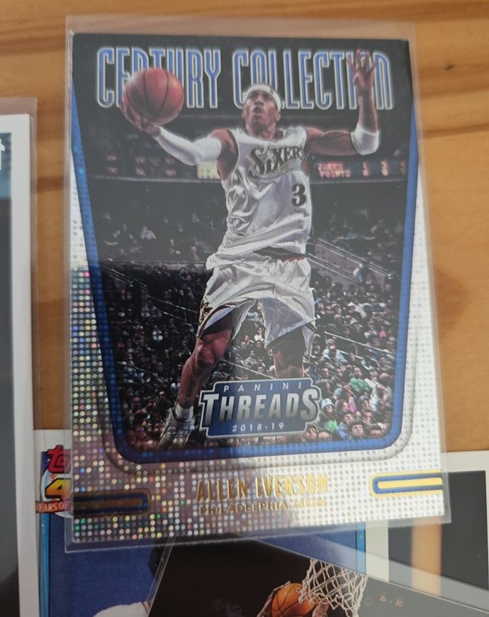 2018-19 Panini Threads #10 Allen Iverson Century Collection — front