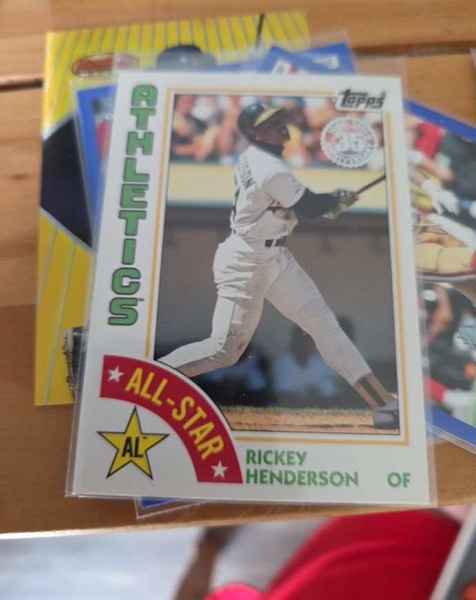 1991 Topps #391 Rickey Henderson — front