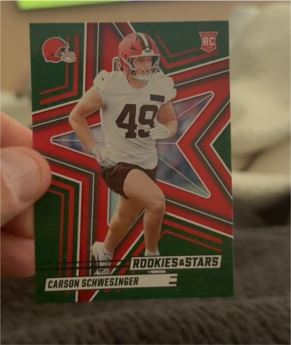 2025 Panini Rookies & Stars #112 Carson Schwesinger — front