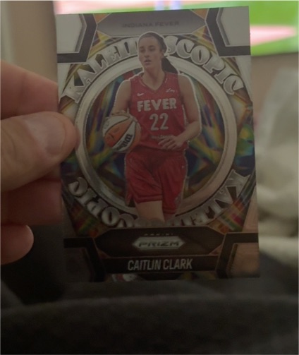 2025 Panini Prizm WNBA #4 Caitlin Clark Kaleidoscopic — front