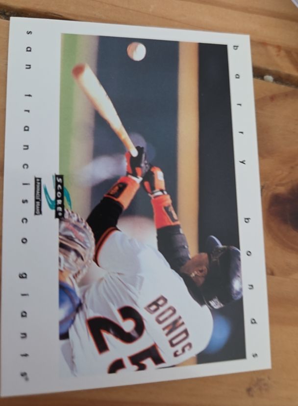 1997 Score #91 Barry Bonds — front