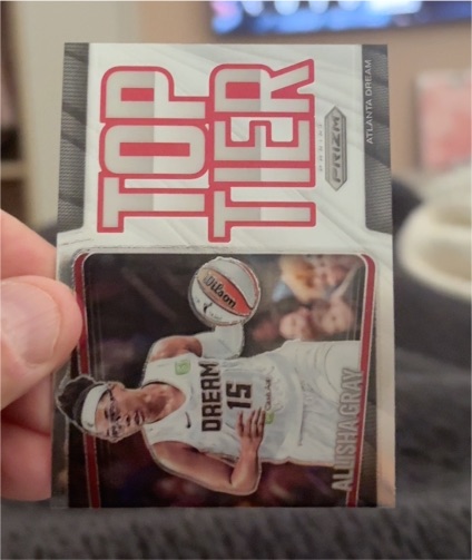 2025 Panini Prizm WNBA Top Tier #1 Allisha Gray — front