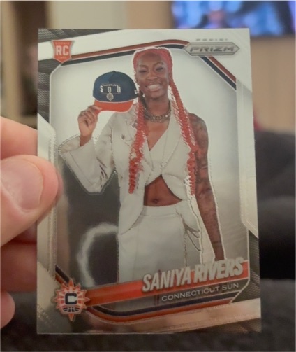 2025 Panini Prizm WNBA #150 Saniya Rivers — front