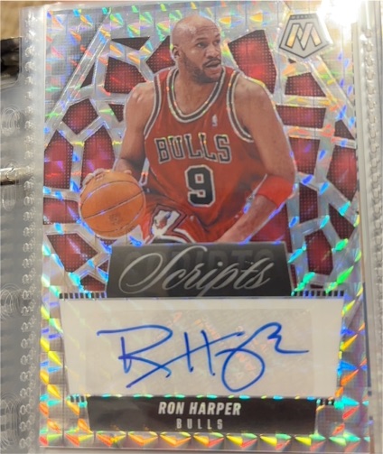 2024-25 Panini Mosaic Scripts #MS-RON Ron Harper — front