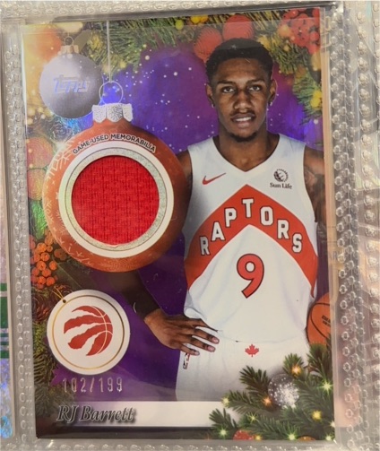 2025-2026 Topps Basketball Holiday #PR-RB RJ Barrett — front