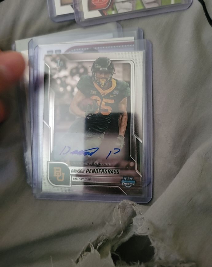 2025 Bowman Chrome University #BCA-DP Dawson Pendergrass — front