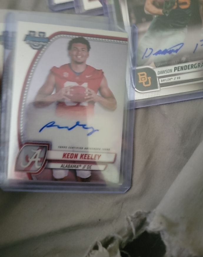 2024 Bowman University Chrome #PA-KKE Keon Keeley — front