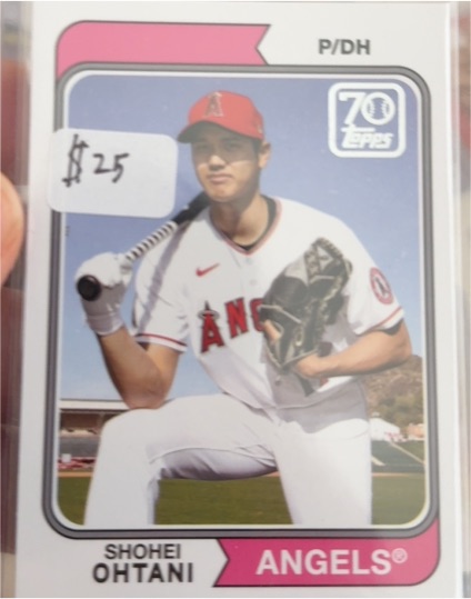 2021 Topps Update 70 Years #70YT-24 Shohei Ohtani — front
