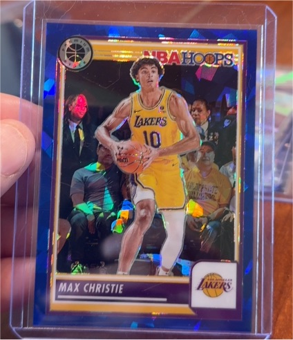 2023-24 Panini NBA Hoops Premium Stock #142 Max Christie — front