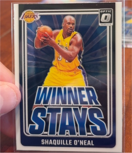 2024 Panini Donruss Optic #11 Shaquille O'Neal Winner Stays — front