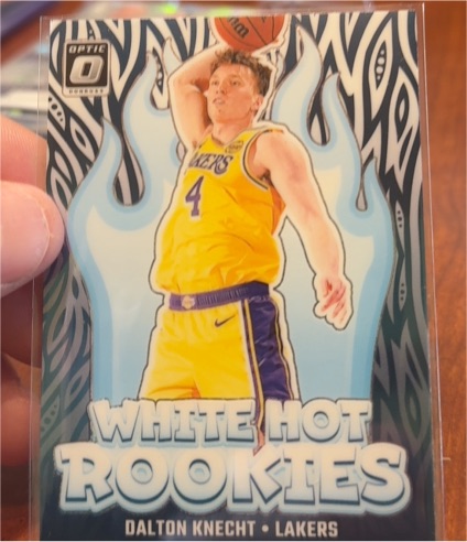 2024-25 Donruss Optic #9 Dalton Knecht White Hot Rookies — front
