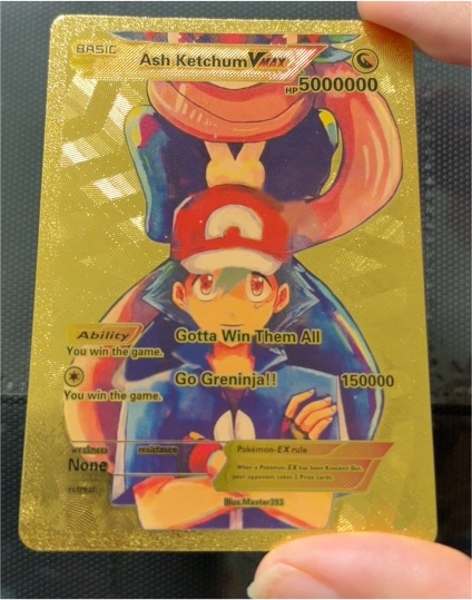 Ash Ketchum VMAX #Unknown Fan Art — front