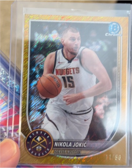 2025 Bowman Chrome #100 Nikola Jokic — front
