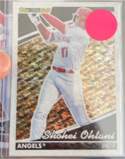 2022 Topps Update Black Gold #BG-1 Shohei Ohtani — front