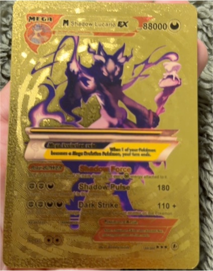 Pokémon Mega Shadow Lucario EX #159 — front