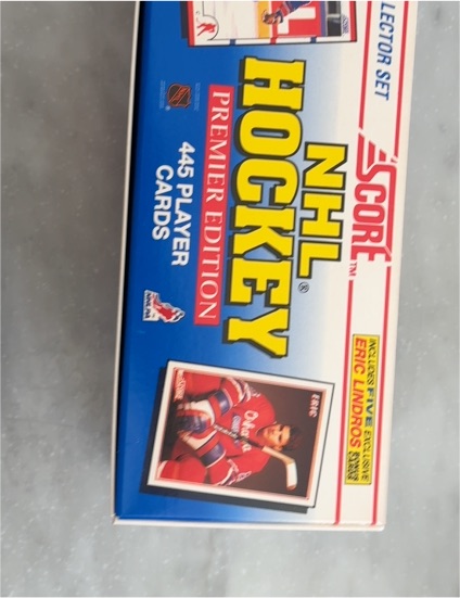 1990 Score NHL Hockey Premier Edition Collector Set — front