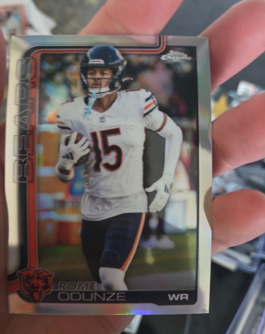 2025 Topps Chrome #49 Rome Odunze — front