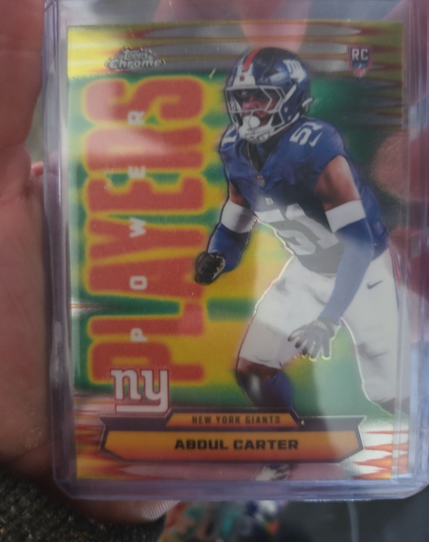 2025 Topps Chrome Power Players #PP-40 Abdul Carter — front