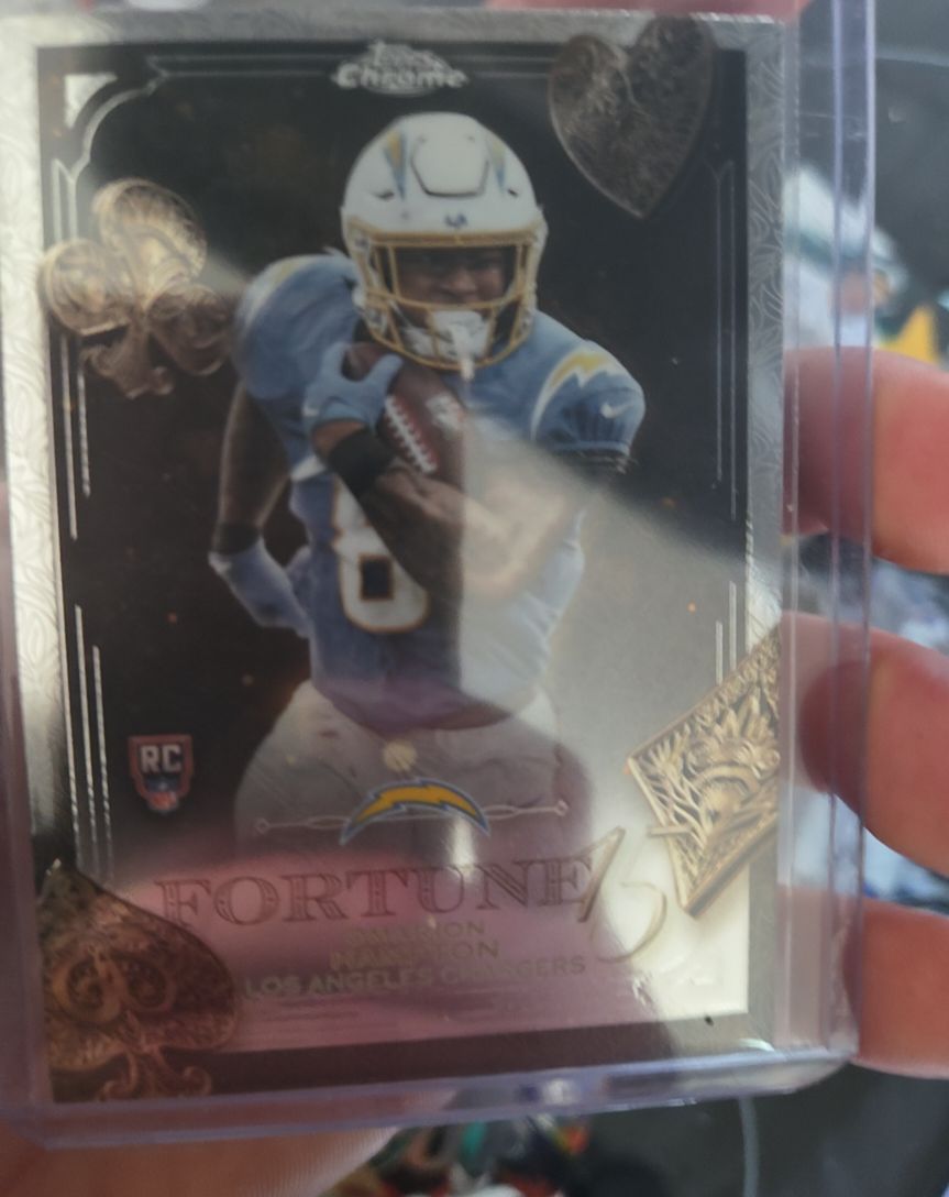 2025 Topps Chrome #F15-25 Omarion Hampton — front