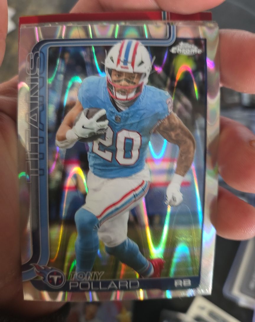 2025 Topps Chrome #290 Tony Pollard — front