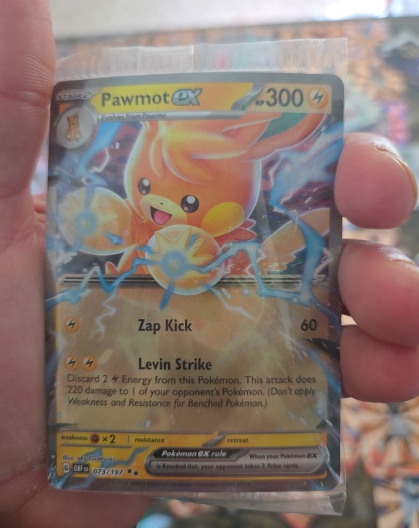 2023 Pokémon Scarlet & Violet SV03 #073 Pawmot ex — front