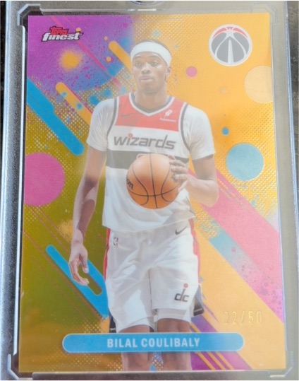 2025-26 Topps Finest #58 Bilal Coulibaly — front