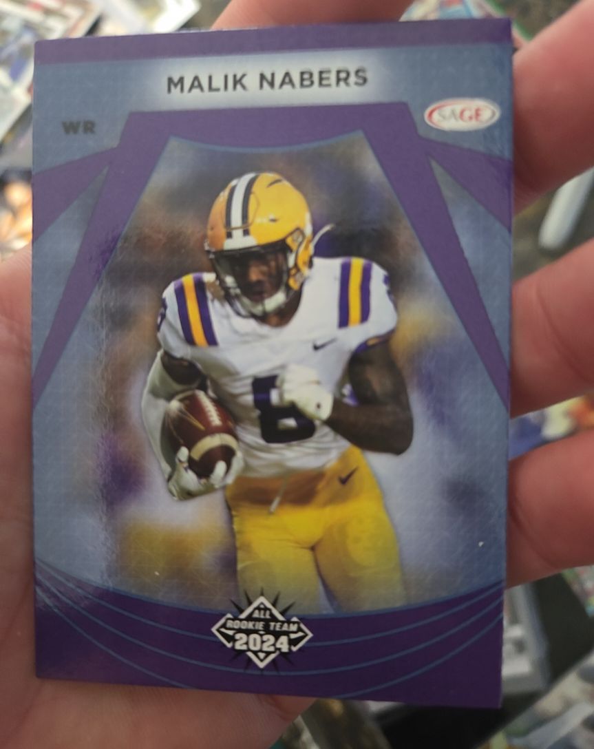 2024 Sage All Rookie Team #114 Malik Nabers — front