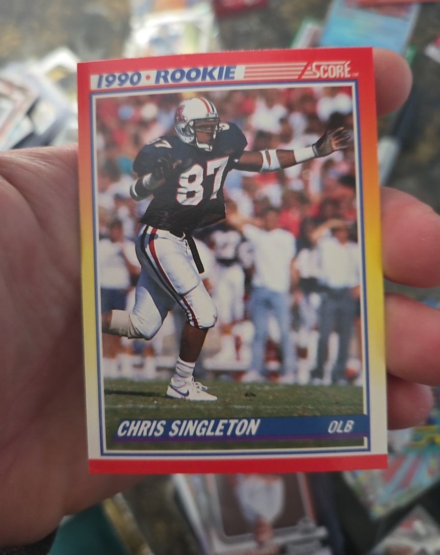 1990 Score #290 Chris Singleton — front