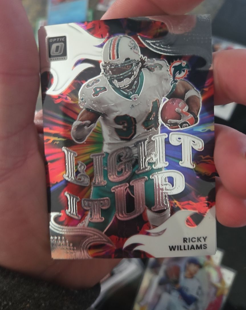 2021 Donruss Optic Light It Up #LL-RW Ricky Williams — front