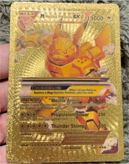 2024 Fan Art #2/15 Mecha Pikachu EX — front
