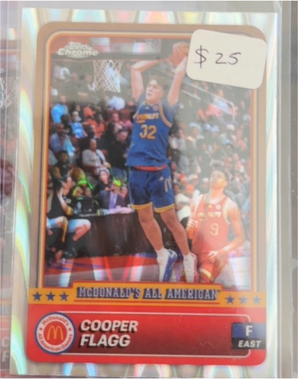 2024 Topps Chrome McDonald's All American #28 Cooper Flagg — front